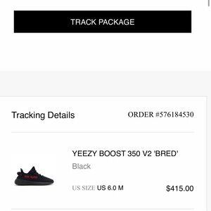 YEEZY BOOST 350 V2 'BRED'
Black

US SIZE US 6.0 M